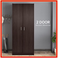 Modern Wooden Wardrobe 2 Door | 3 Door Wardrobe | 2 Door Wardrobe | Almari Baju 2 pintu