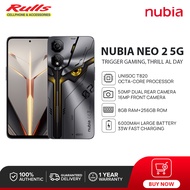 Nubia Neo 2 5G Smartphone | 8GB+256GB | Unisoc T820 | 6.72” FHD+ 120Hz Display | 50MP Dual Camera | 