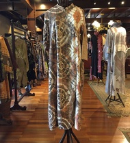 Liana Square Tie Dye by Dian Pelangi ( ORIGINAL ) Busana Muslim Baju Maxi Gamis Abaya Kaftan Gaun Bu