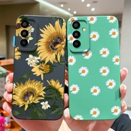 Case For Samsung Galaxy F15 M15 M55 C55 Beautiful Sunflower Liquid Drop-Resistant Shell Shockproof P