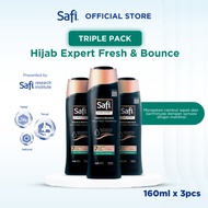 [Paket isi 3] Safi Hair Xpert Fresh & Bounce Shampoo 160ml