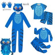 halloween costume for kids halloween costume Halloween Hunters kpop Demon Hunters Cute Tiger Jumpsui