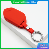 Kia Compatible Car Sorento K5 Ev9 Ev4 K8 K5 Key Case Silicone Cover Key Holder + Ring Hook Strap
