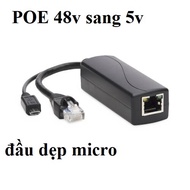 48v to 12V/5V POE Splitter Adapter for Non-POE IP Camera - POE Splitter