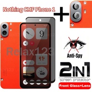 Nothing CMF Phone 1 5G 2in1 Tempered Glass Privacy For Nothing CMF Phone 1 5G CMF Phone1 5G 2024 Scr