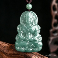 Pendant Natural Female Tara Ice A Goods Pendant Oil Lapis Lazuli Jade Burmese Guanyin High-End Men's