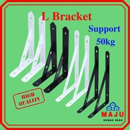 Maju L Besi L Braket L Dinding Sesiku Besi L Bracket L Bracket wall holder L bracket shelf DIY