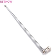 USTHOW Antenna FM F Type with TV/3.5 Adapter Wave 86-106MHz