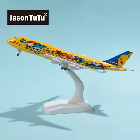 JASON TUTU 20CM ANA Boeing b747 Plane Airplane Model Aircraft Model Diecast Metal 1/300 Scale Planes