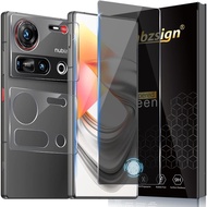 [2+2 Pack for ZTE nubia Z70 Ultra / Z70S Ultra Privacy Screen Protector Full Coveray and Camera Lens