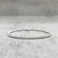 經典鑽石手鍊 排鑽手鍊 天然南非鑽石 70顆 1.512克拉 14K K585