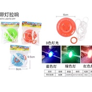 (Per 3pcs) Gasing Lampu LED Suara Jantra Tarik LED Gasing Tarik Suara Gasing Putar