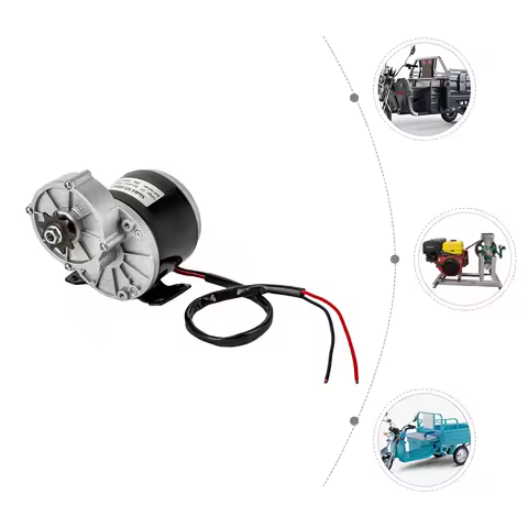 250W 12V MY1016Z Gear Reduction Electric Motor Electric Bicycle Brushed Motor Reductor Brushed DC Mo