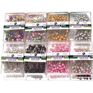 LARGE PINS FOR HIJAB NEEDLE, MICA, 4CM LENGTH Jarum Peniti Tudung Jarum Peniti Panjang Peniti Tudung