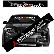 HZ Car Windscreen Windshield Sticker BLACK Decorative Stickers for MitsubishiMirage G4 Triton Xpande