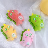 Ready Stock 12cm Cute Dinosaur Plush Doll Car Key Chain Bag Pendant Cute Doll