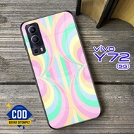 VIVO Y72 (5G) Glass Softcase - VIVO Y72 (5G) Mobile Phone Case [T61].