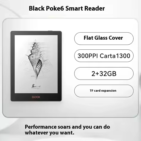 New BOOX Poke6 Poke6S Black 6-inch e-book reader Smart reading portable electronic notebook Gift 300