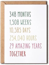 29Th Anniversary Card - Funny 29 Years Wedding Anniversary Card - Funny Wedding Anniversary Card - 2