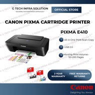 Canon PIXMA E410 AIO Low Cost Printer | Canon PG47 CL57 Genuine Ink Cartridge