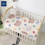 Children's Bed Sheet One-Piece Pure Cotton Newborn Baby and Infant Bed Sheet Bedspreads Pure Cotton Breathable Non-Slip Protective Pad Sets Customized/Baby Cot Fitted Bedsheet