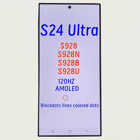 6.8" Original120HZ Super AMOLED For Samsung S24 Ultra S928B S928E S928 S928U S928B LCD Screen Displa