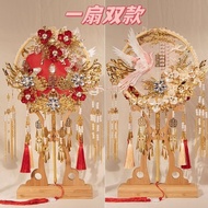 Group Fan Heavy Industry Double-Sided Bridal Group Fan Wedding Gift Bridal Happy Fan Handmade diy Ma