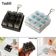 [Koolsoo] Keyboard Fidget Clicker Toy Keychain Lightweight Sturdy Decompression Button Finger Clicke