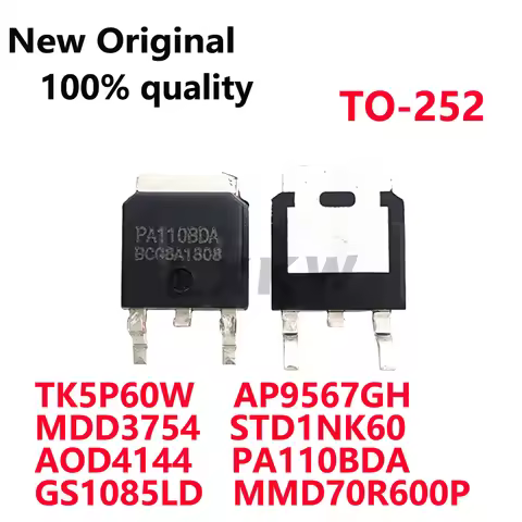 (10piece) New TK5P60W PA110BDA MMD70R600P 70R600P D1NK60 STD1NK60 MDD3754 AP9567GH 9567GH D4144 AOD4