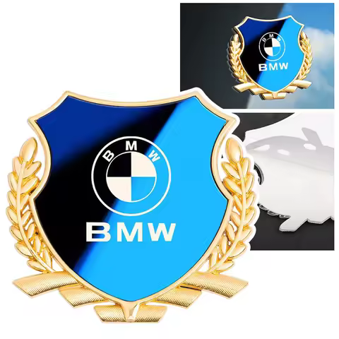 3D Metal Car Trunk Window Side Emblem Badge Decal Sticker For BMW Performance E46 E90 F10 F30 X3 F20