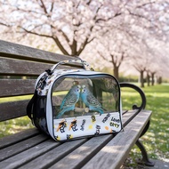 Parrot Xuanfeng Peony Outing Bag Value Visible Easy to Remove Wash Portable Bag Portable One-Shoulde