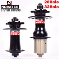 Novatec ดิสก์จักรยานดุมเบรค D791SB D792SB ซูเปอร์ไลท์จักรยาน HG 11 12 SX 12 Speed 28/32รู6 Bolt BOOST ฮับ QR