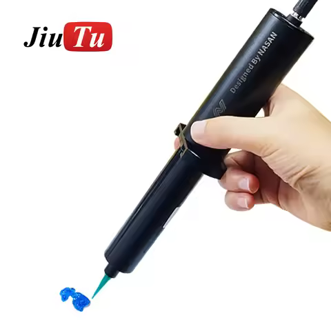 NASAN Dispensing Gun Kit Air Glue Pen Single Liquid Gun Manual Liquid Dispenser Squeeze Glue Gun Man