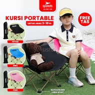 SPEEDS Kursi Lipat Anak Portable Kursi Bulat Foldable Moon Chair Outdoor 031-39