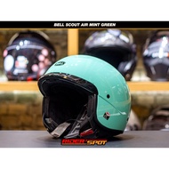 ZKD - Helm BELL SCOUT AIR Mint Green Half Face Helmet Touring Original