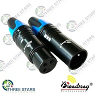 Broadway Heavy Duty XLR Plug/Jack Connector 3pin