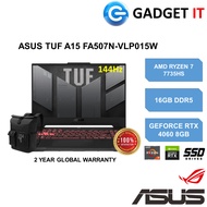 ASUS TUF A15 FA507N-VLP015W GAMING LAPTOP (RYZEN 7 7735HS,16GB,512GB SSD,15.6" FHD 144Hz,RTX4060 8GB