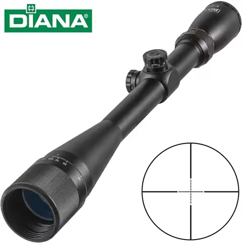DIANA 6-24x42 AO Tactical Riflescope Mil-Dot Reticle Optical Sight Rifle Scope Rifle Hunting Scopes 