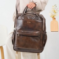ERMY - Aily Backpack 2-in-1Wanita New Material School Backpack Waterproof College Laptop Bag