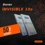 [ Bundle of 2 ] Durex Invisible Extra Thin Condoms 20s | Discreet packing | Next day shipping