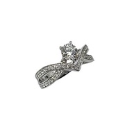 CHAUMET 尚美 JOSEPHINE Amour d' Aigrette 鉑金 鑽石 戒指