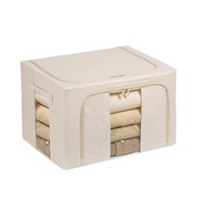 Ready Stock - Foldable Multipurpose Storage Box Foldable Storage Box Steel Frame Clothes Organizer B