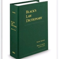 HARDCOVER Black's Law Dictionary 9TH EDITION Bryan a. Garner, Bryan a. Garner