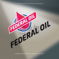 MOTO2 Royal Motor Oil Federal Oil Decorative Stickers Motorcycle Motorcycle Car Stickers Waterproof 