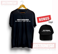 Kaos anime violet evergarden bonus topi hat EVERGARDEN