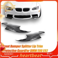[Hot-Sale] 1 Pair Car Front Left & Right Lower Bumper Splitter Carbon Fiber Pattern Plastic for     