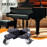 [AWHAO] Piano Dolly with 4 Sturdy, Silent Wheels for Transporting Pianos, Steel Moving Dolly, Mobile