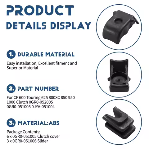 Plain Nylon Protector Weight Roller Slider Kit For Cfmoto 400 450 191Q 500S 520 500HO 550 X550 U550 