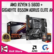Gigabyte B550M AORUS ELITE AX DDR4 Motherboard + AMD RYZEN 5 / RYZEN 7 CPU COMBO