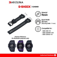 G-Shock GBD-200 Strap GBD-200SM/ GBD-200UU 26mm Black Resin/ 10631654